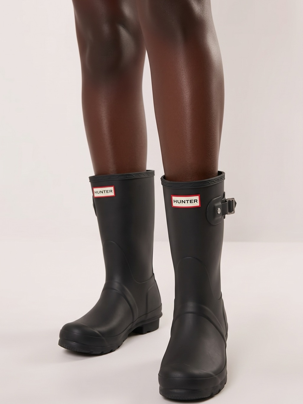 HUNTER | NEW Original Short Black Mid-Calf Waterproof Rain Boots Women’s Size 8